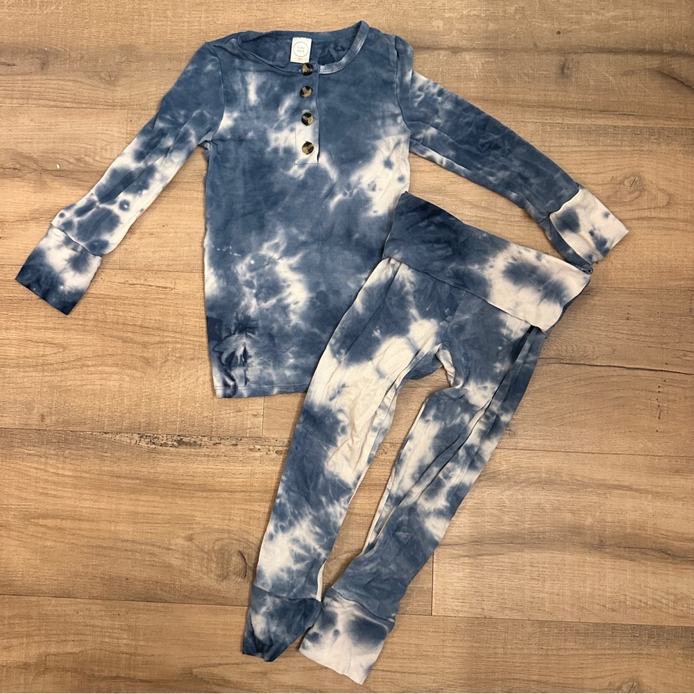 Lou Lou & Company Tie-Dye Long Sleeve Top and Leggings Set
